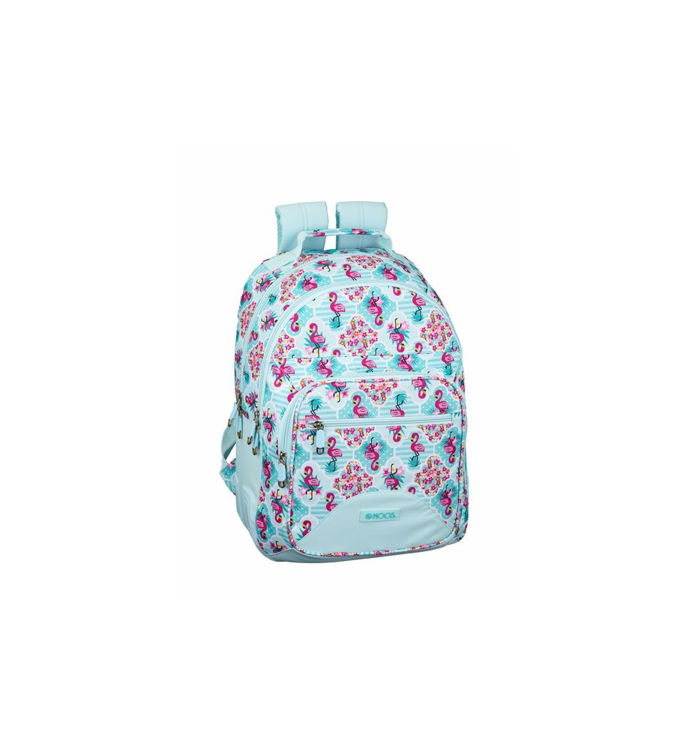 Picture of 611918773- DOUBLE BACKPACK ADAPT.CART MOOS FLAMINGO